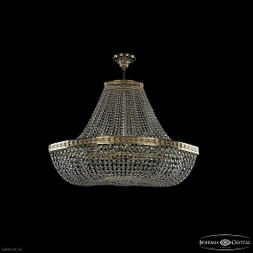 Большая хрустальная люстра Bohemia IVELE Crystal 19283/H1/90IV G