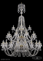 Хрустальная подвесная люстра Bohemia IVELE Crystal 1402/20+10+5/530/XL-206/3d/G