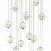 Каскадная светодиодная люстра Odeon Light CRYSTAL 5007/120L