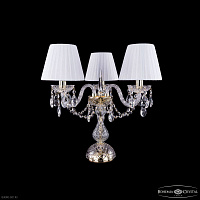 Настольная лампа с хрусталем Bohemia IVELE Crystal 1406L/3/141-39 G SH2-160