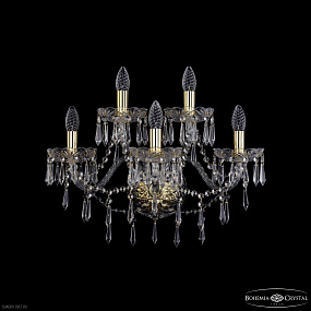 Бра с хрусталем Bohemia IVELE Crystal 1403B/3+2/195/XL G