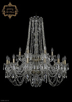 Большая хрустальная люстра Bohemia Art Classic 11.11.12+6.300.2d.h-94.Br.Sp