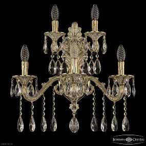 Бра с хрусталем Bohemia Ivele Crystal Florence 7102B16/3+2/210 A GW