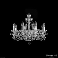 Хрустальная подвесная люстра Bohemia IVELE Crystal 1402/8/195 Ni Balls Tube