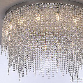 Хрустальная потолочная люстра APL LED Sicilia SH02.73.D.Ni.E14.PK