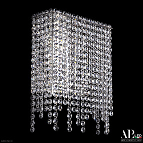 Бра хрустальное светодиодное APL LED Sicilia SH500.B1.25-32.B.Ni.4000