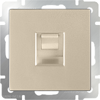 Розетка Ethernet RJ-45 (шампань) Werkel WL11-RJ-45