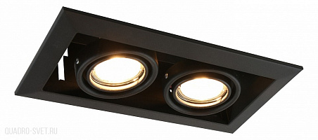 Встраиваемый светильник Arte Lamp Cardani A5941PL-2BK