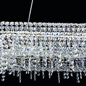 Большая хрустальная светодиодная люстра APL LED Rimini S515.0.160.B.3000