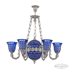 Подвесная люстра Bohemia Ivele Crystal Florence 71003P/6/175 Ni P2 U Clear-Blue/H-1J