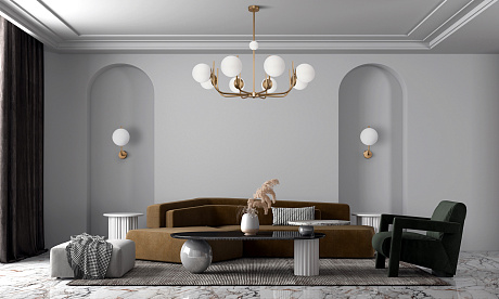 Подвесная люстра Maytoni Rendez-vous MOD109PL-08BS