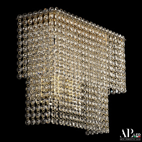 Бра хрустальное APL LED Sicilia SH500.B3.35-27.A.Gd.E14