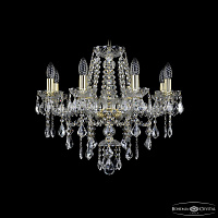 Хрустальная подвесная люстра Bohemia IVELE Crystal 1415/8/200 G Leafs