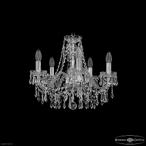 Хрустальная подвесная люстра Bohemia IVELE Crystal 1403/5/160 Ni