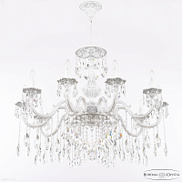 Большая хрустальная люстра Bohemia IVELE Crystal AL78101/10/300 A WMN