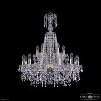 Большая хрустальная люстра Bohemia IVELE Crystal 1403/12+6/240/XL-80 G