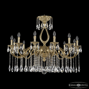 Большая хрустальная люстра Bohemia Ivele Crystal Verona 72301/12/360 A G