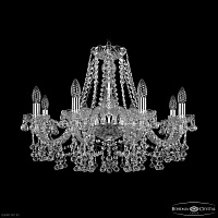 Хрустальная подвесная люстра Bohemia IVELE Crystal 1409/8/240 Ni