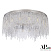 Хрустальная потолочная люстра APL LED Sicilia SH02.73.B.Ni.E14.PK