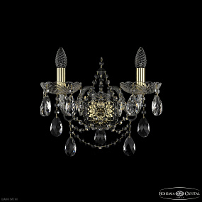 Бра хрустальное Bohemia IVELE Crystal 1411B/2/160/XL G