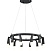 Светодиодная подвесная люстра Vele Luce Negro VL7102P12