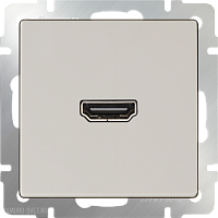 Розетка HDMI (слоновая кость) Werkel WL03-60-11
