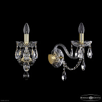 Бра с хрусталем Bohemia IVELE Crystal 1406B/1/195/XL G