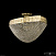 Большая хрустальная люстра Bohemia IVELE Crystal 19323/100IV G