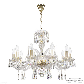 Хрустальная подвесная люстра Bohemia IVELE Crystal 118/10/240 G