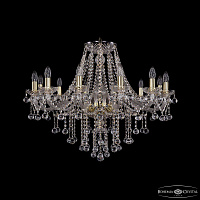 Хрустальная подвесная люстра Bohemia IVELE Crystal 1415/12/300 G Balls