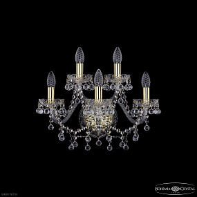 Бра с хрусталем Bohemia IVELE Crystal 1409B/3+2/160 G