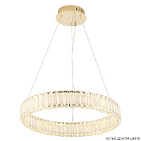 Подвесная хрустальная светодиодная люстра Crystal Lux MUSIKA SP50W LED GOLD