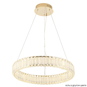 Подвесная хрустальная светодиодная люстра Crystal Lux MUSIKA SP50W LED GOLD