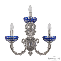 Бра Bohemia Ivele Crystal Florence 7109B16/2+1/210 Ni P Clear-Blue/H-1J