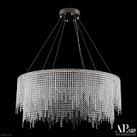 Большая хрустальная светодиодная люстра APL LED Sicilia SH02.93.D.Ni.4000