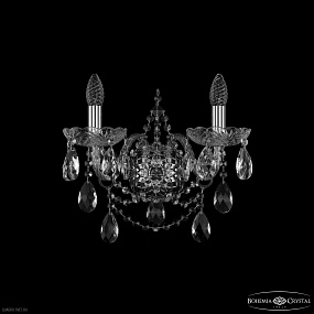 Бра хрустальное Bohemia IVELE Crystal 1411B/2/160/XL Ni