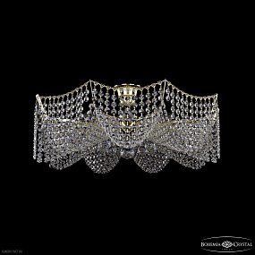 Хрустальная потолочная люстра Bohemia IVELE Crystal 77081/58 G