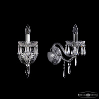 Бра с хрусталем Bohemia IVELE Crystal 1403B/1/160/XL Ni