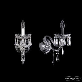 Бра с хрусталем Bohemia IVELE Crystal 1403B/1/160/XL Ni