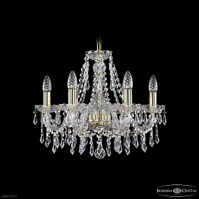 Хрустальная подвесная люстра Bohemia IVELE Crystal 1403/6/160 G