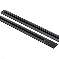 Трек однофазный встраиваемый 1м Черный Lightstar Barra 501018