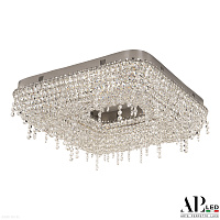 Хрустальная потолочная светодиодная люстра APL LED Sicilia SH504.2.50.B.Ni.4000