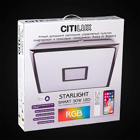 Потолочный светодиодный светильник CITILUX Старлайт Смарт CL703AK50G