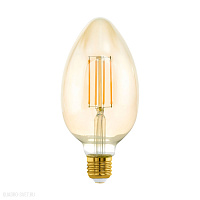 Светодиодная лампа B80, 4W(E27), 2200K, 380lm, янтарная EGLO LM_LED_E27 11836