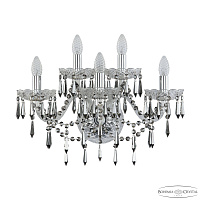 Бра с хрусталем Bohemia IVELE Crystal 1403B/3+2/195/XL NI R731