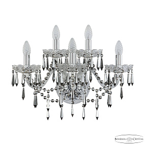 Бра с хрусталем Bohemia IVELE Crystal 1403B/3+2/195/XL NI R731