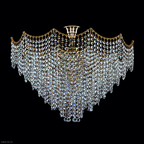 Хрустальная потолочная люстра Bohemia IVELE Crystal 77071/67 Pa