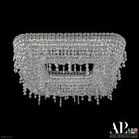 Хрустальная потолочная светодиодная люстра APL LED Rimini S504.0.50.B.3000