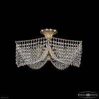 Хрустальная потолочная люстра Bohemia IVELE Crystal 77181/49 G