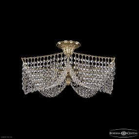 Хрустальная потолочная люстра Bohemia IVELE Crystal 77181/49 G